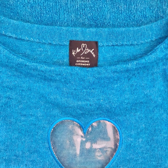 Opening Ceremony x Kiko Mizuhara PVC Heart Sweater - Picture 3 of 5